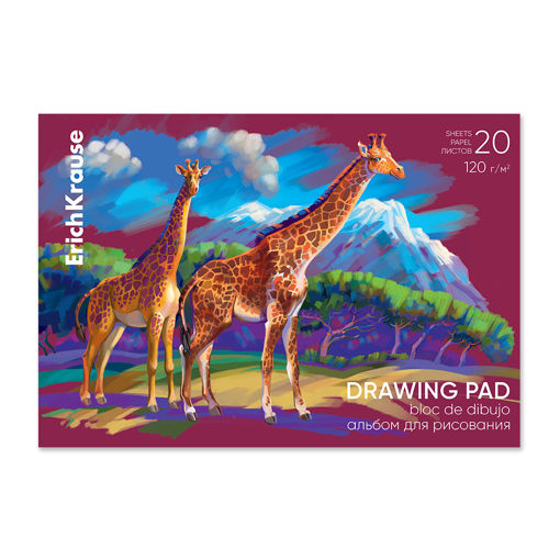 Picture of 120GSM A4 DRAWING PAD 20 SHEETS